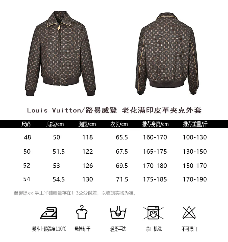 Louis Vuitton/Louis Vuitton old flower printed leather jacket